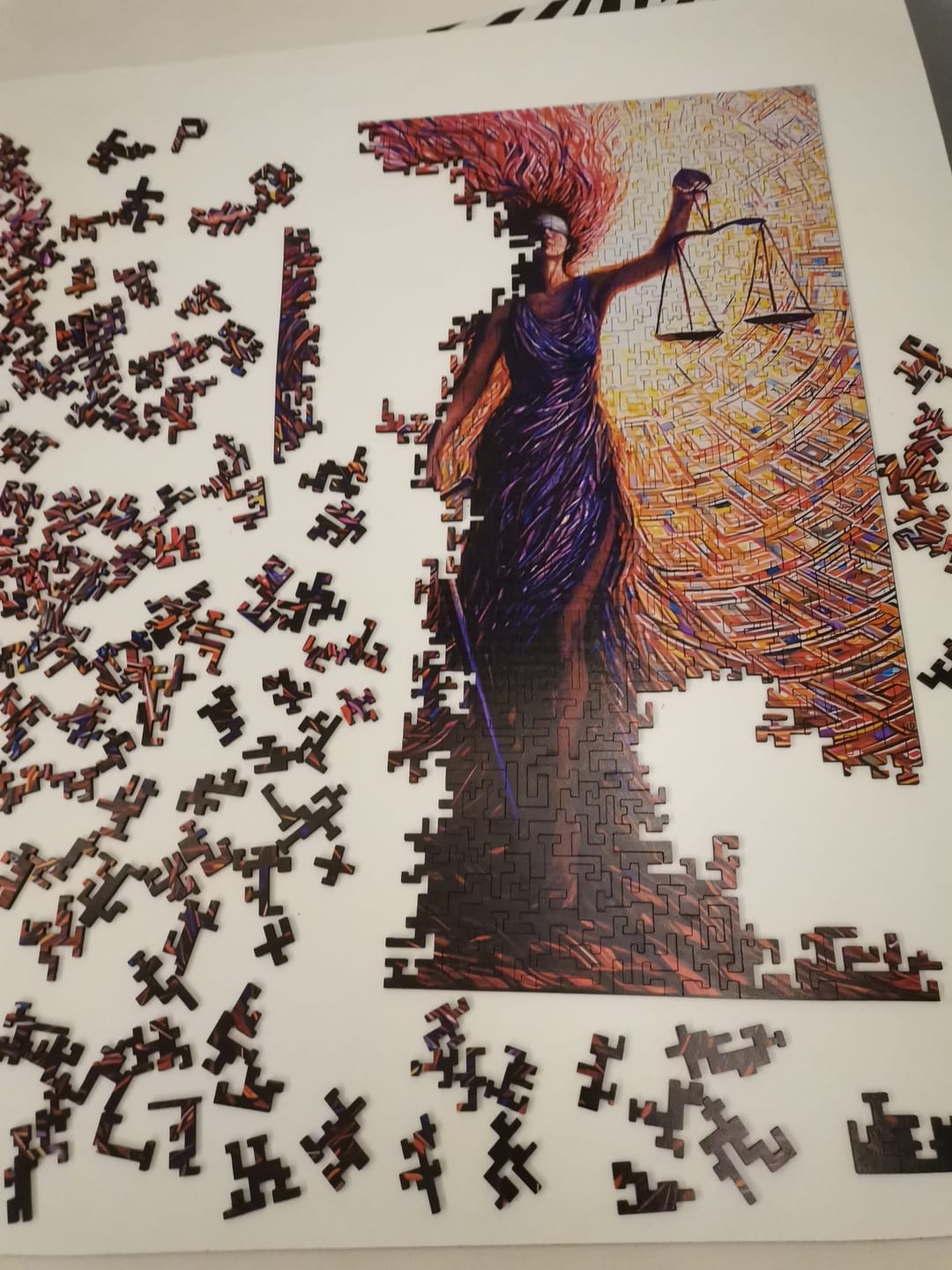 Customer photo review of Maat : Adalet ve Denge - Ahşap Puzzle