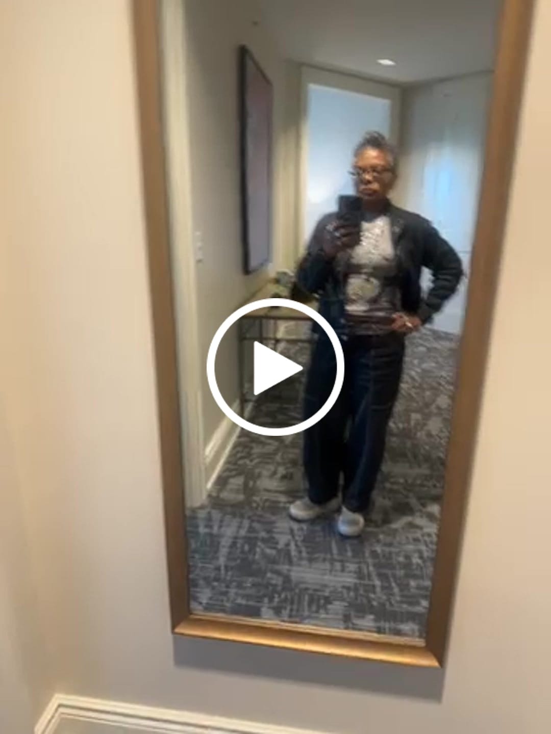 Customer video review of Ozai N Ku Fluted Jean Jacket, Black Denim