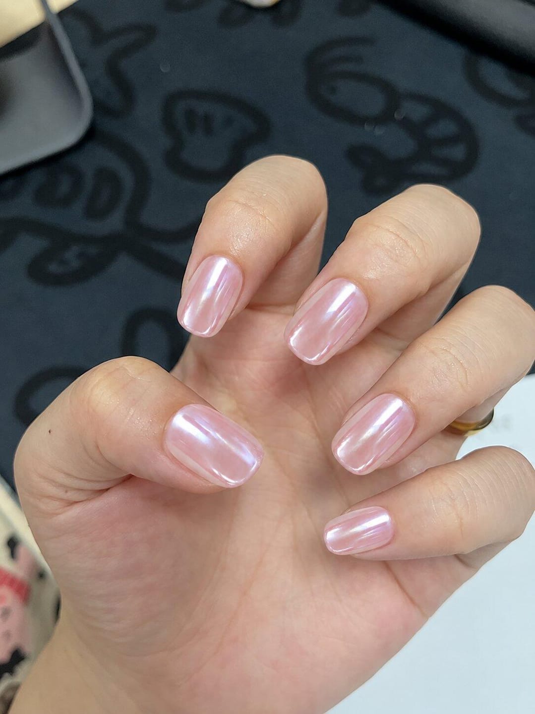 Customer photo review of Glazed Donut | Short Squoval
