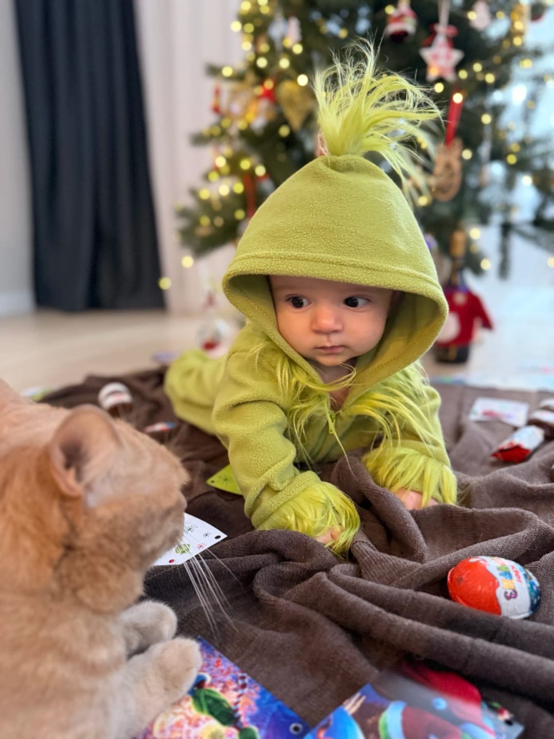 Customer photo review of Disfraz Navideño para Bebé