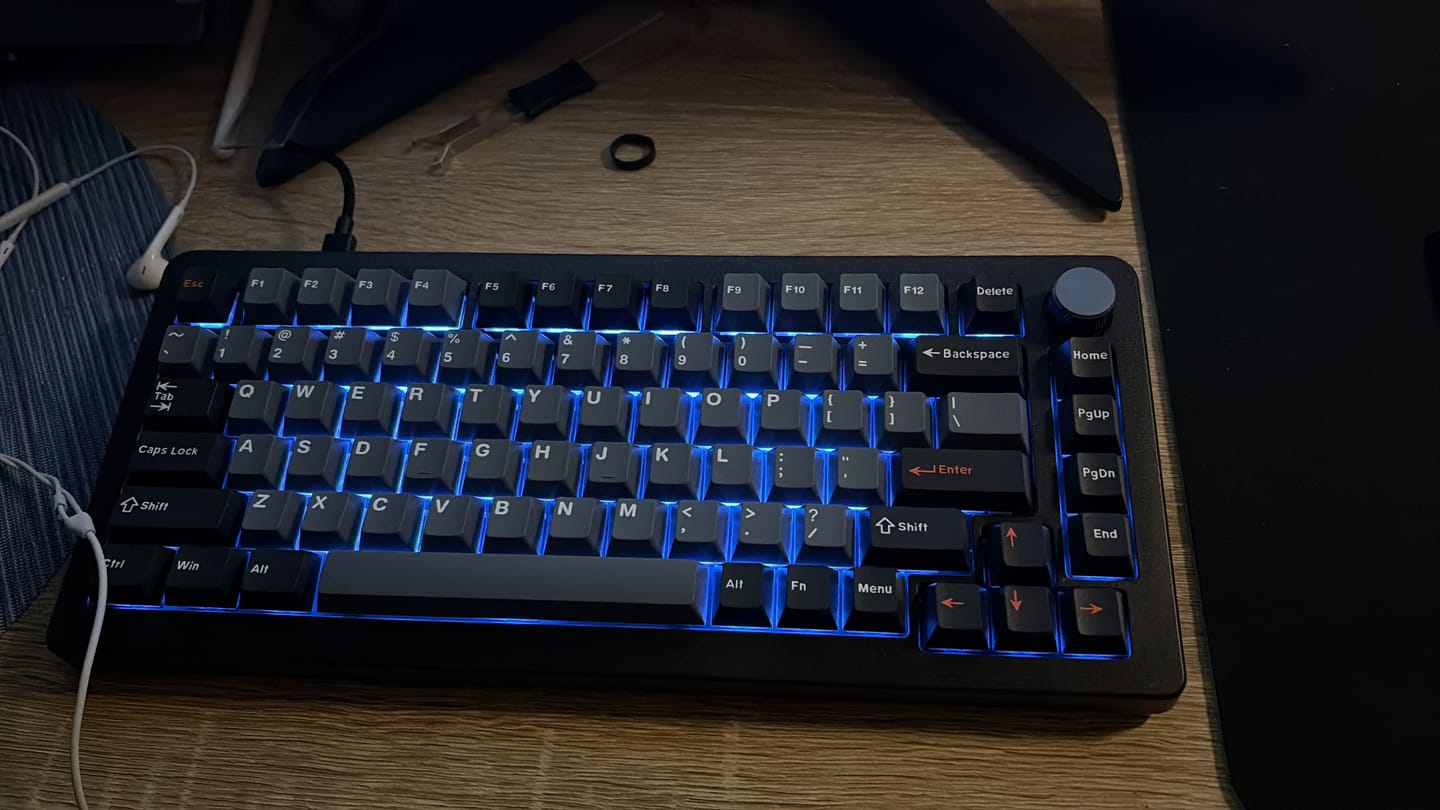 Customer photo review of DrunkDeer A75 Pro - Wired Actuation Distance Adjustable HE Magnetic Switch Keyboard