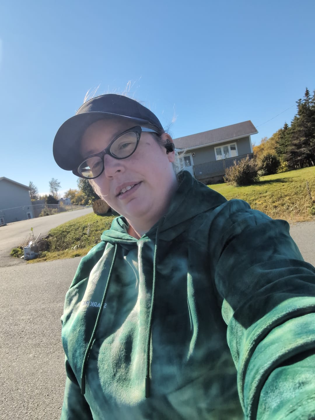 Customer photo review of Velvet Human Hoodie - Emerald Green
