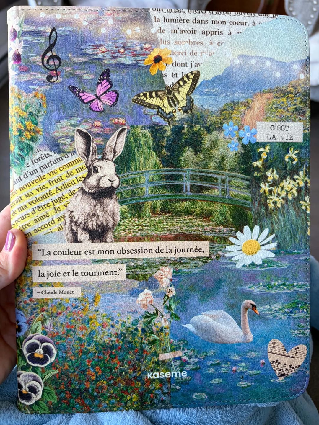 Customer photo review of Monet iPad Folio
