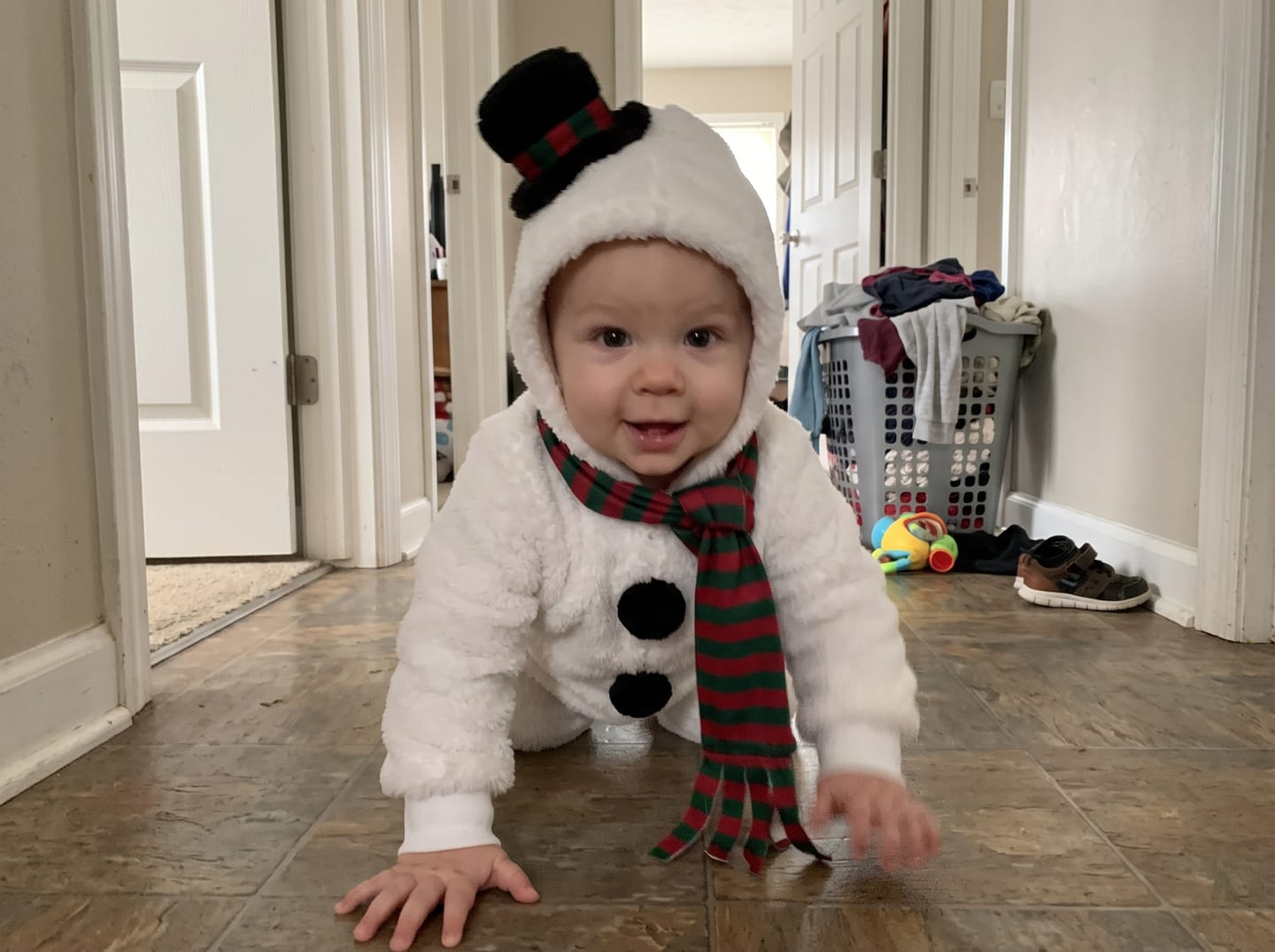 Customer photo review of Disfraz Navideño para Bebé
