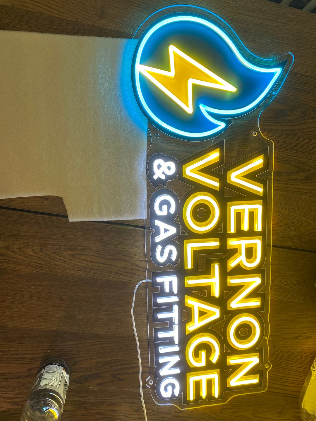 Customer photo review of VERNON VOLTAGE | LED Neon Sign