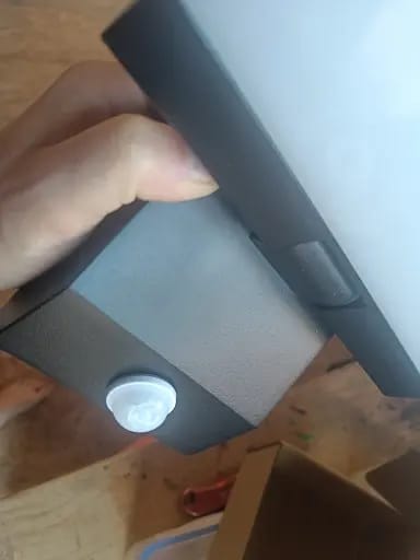 Customer photo review of Outdoor Wall Light 18W | Adjustable Foldable Head, Warm White LED | IP65 Waterproof, Motion Sensor Option