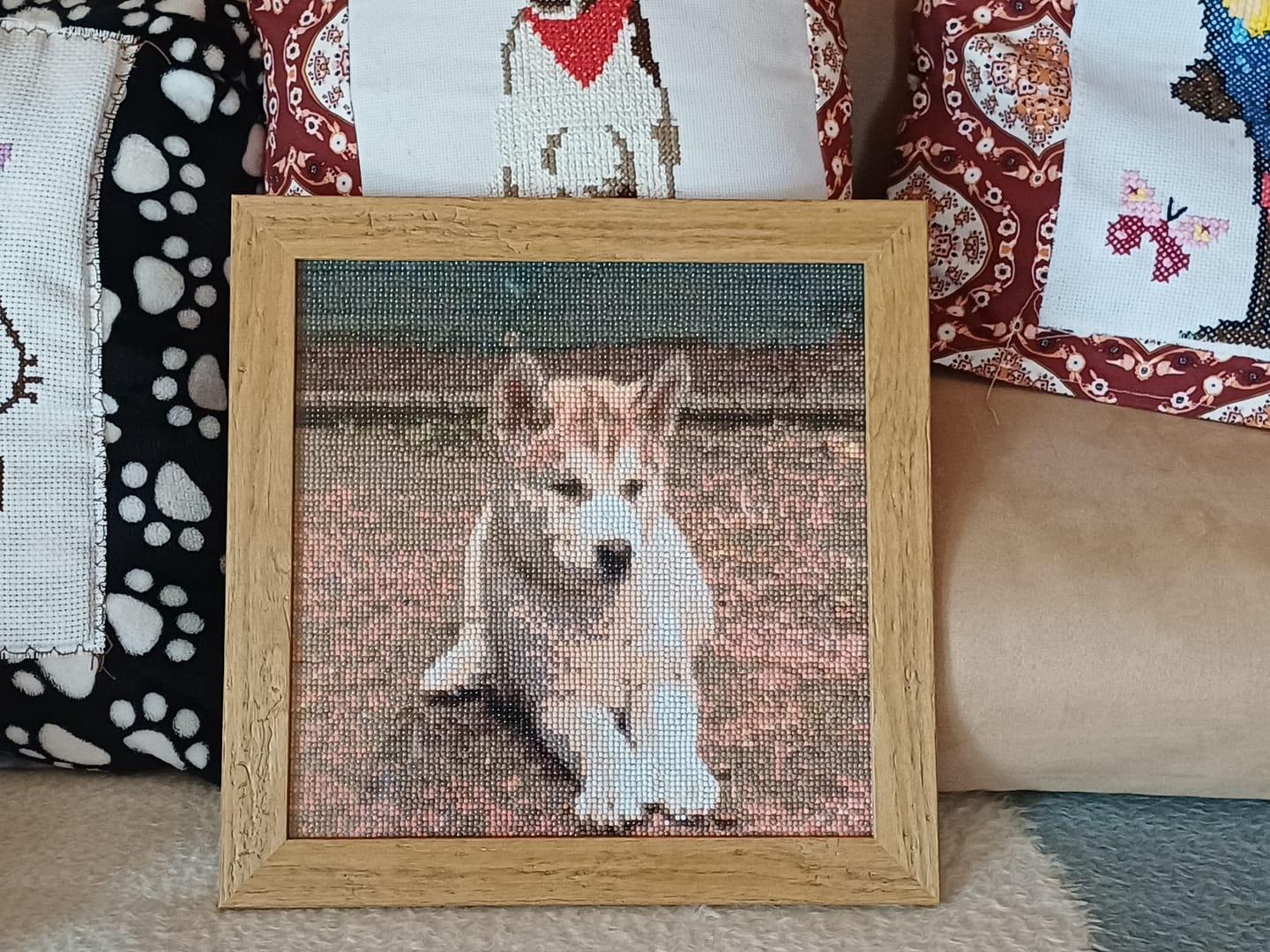 Customer photo review of Diamond Painting eigenes Bild