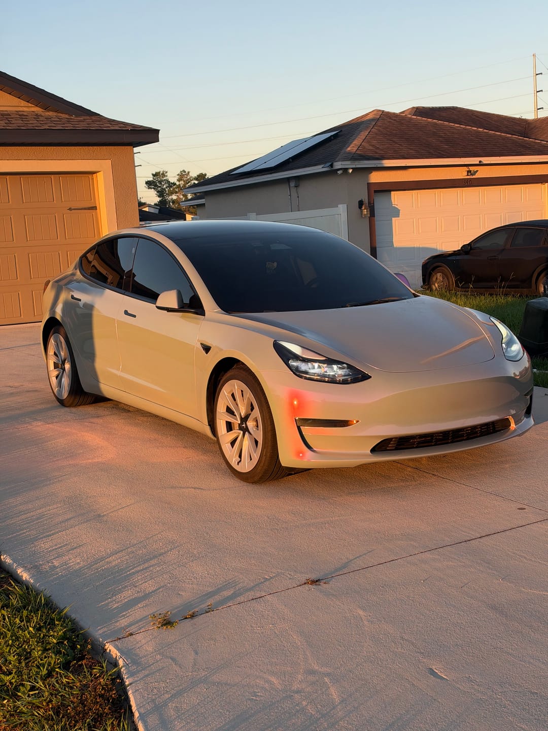 Customer photo review of Candy Metallic Gray Pink Vinyl Wrap
