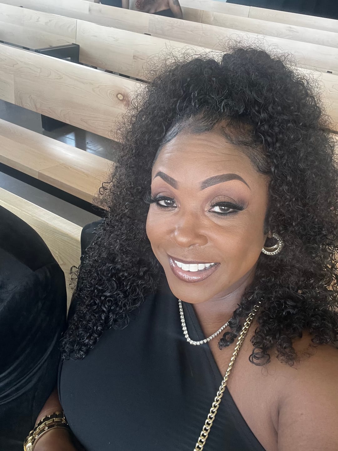 Customer photo review of Human Crochet Hair Water Wave For Miracle Knots