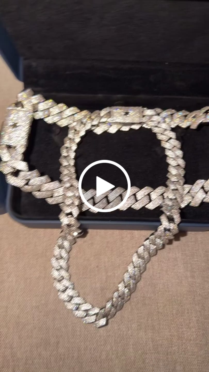 Customer video review of Build Your Own Iced Out VVS Chain Stack