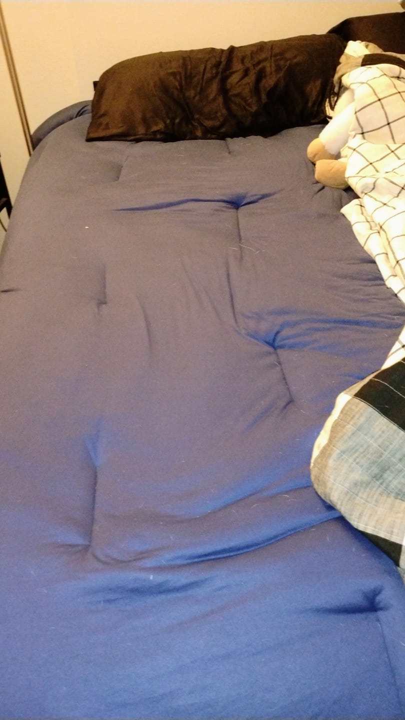 Customer photo review of MarshMellow Comforter