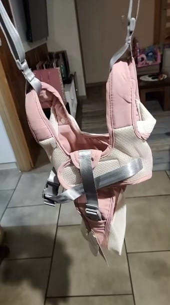 Customer photo review of Baby Walking Harness – No More Back Pain