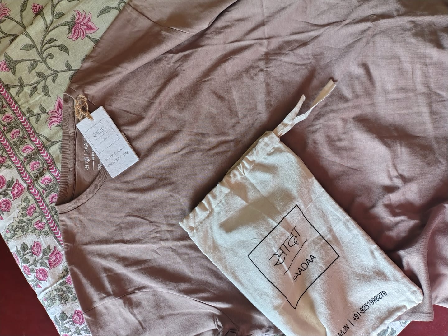 Customer photo review of Women Black Cotton Straight Pant