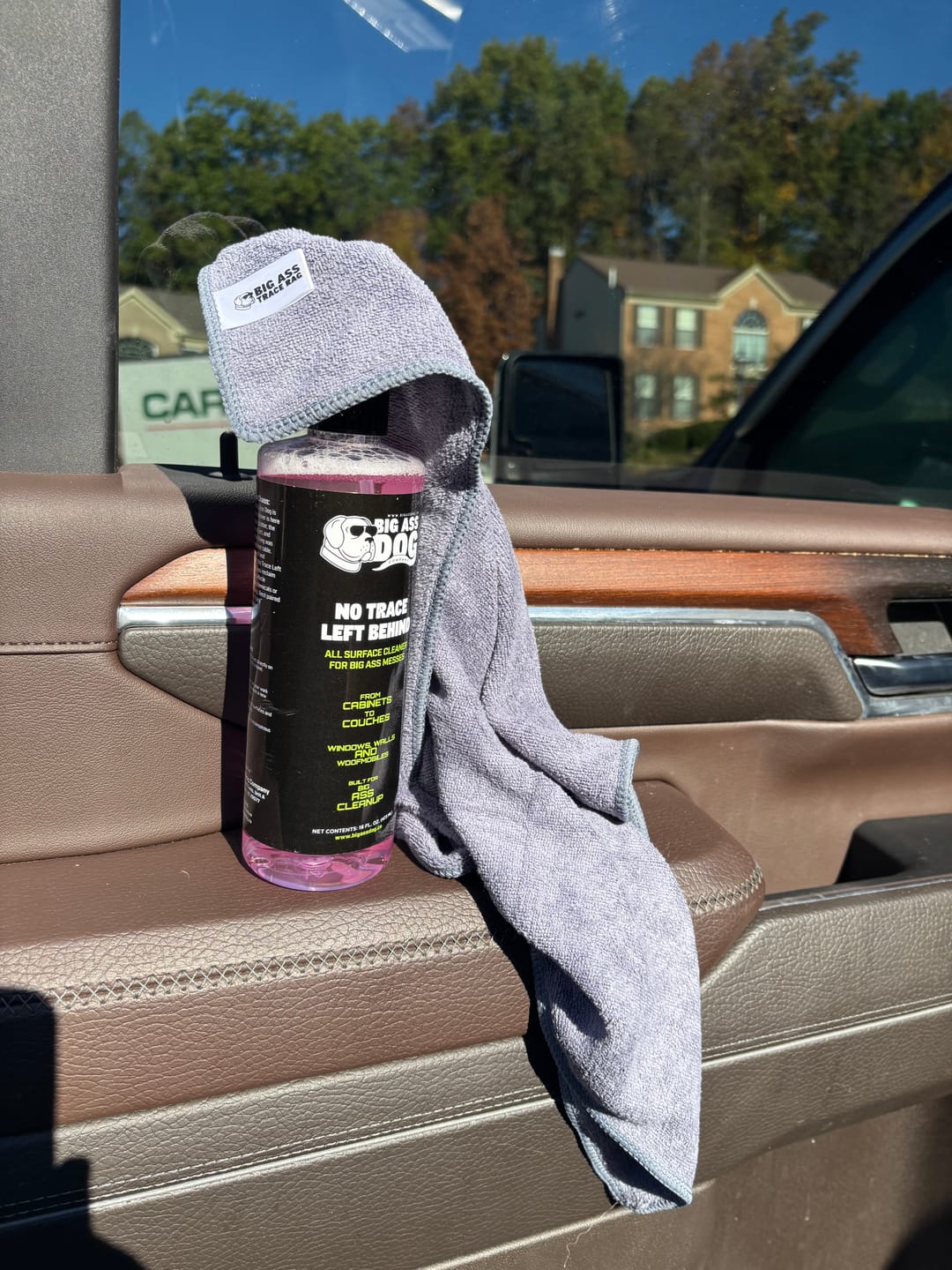Customer photo review of No Trace Left Behind™ Cleaning Spray