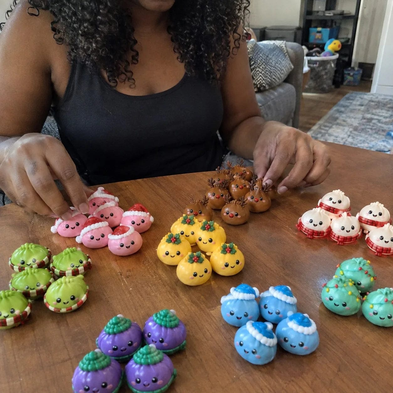 Customer photo review of Calendario de Adviento Squishy con 24 Sorpresas Navideñas