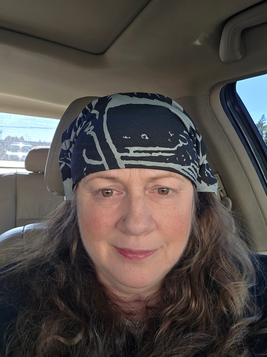 Customer photo review of Songbird Bandana