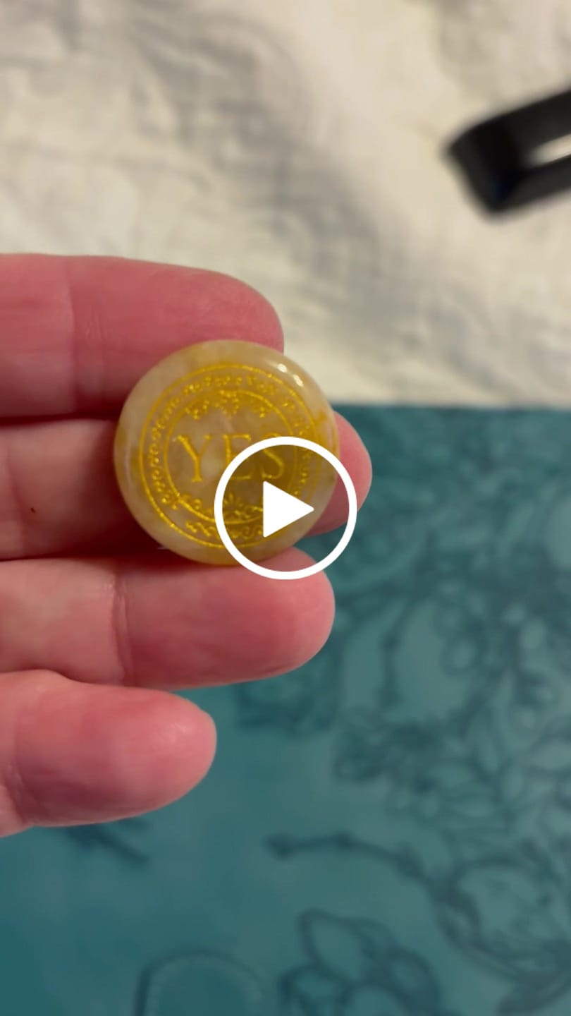 Customer video review of Natural Crystal Decision Coin