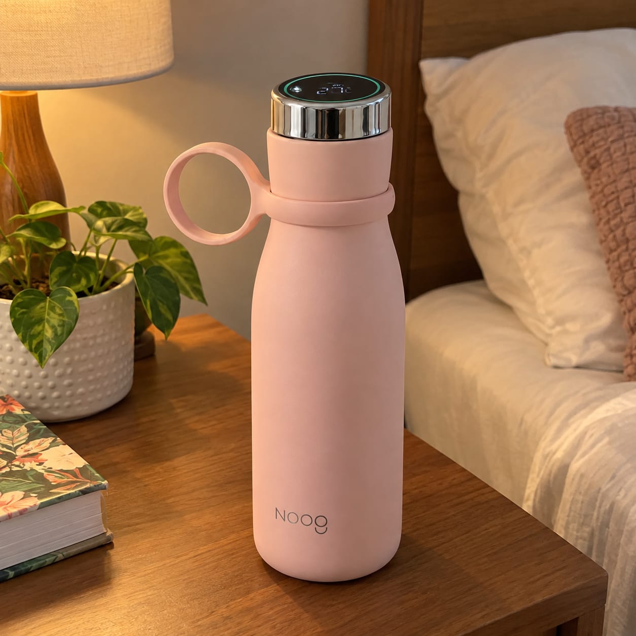 Customer photo review of Termo Térmico Inteligente con Pantalla Táctil y Alarmas de Hidratación de 400 ml en Acero Inoxidable