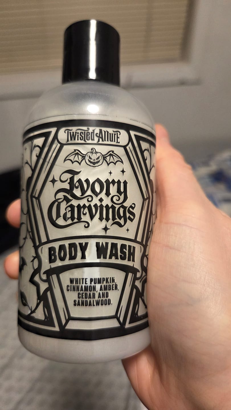 Customer photo review of Ivory Carvings Body Wash