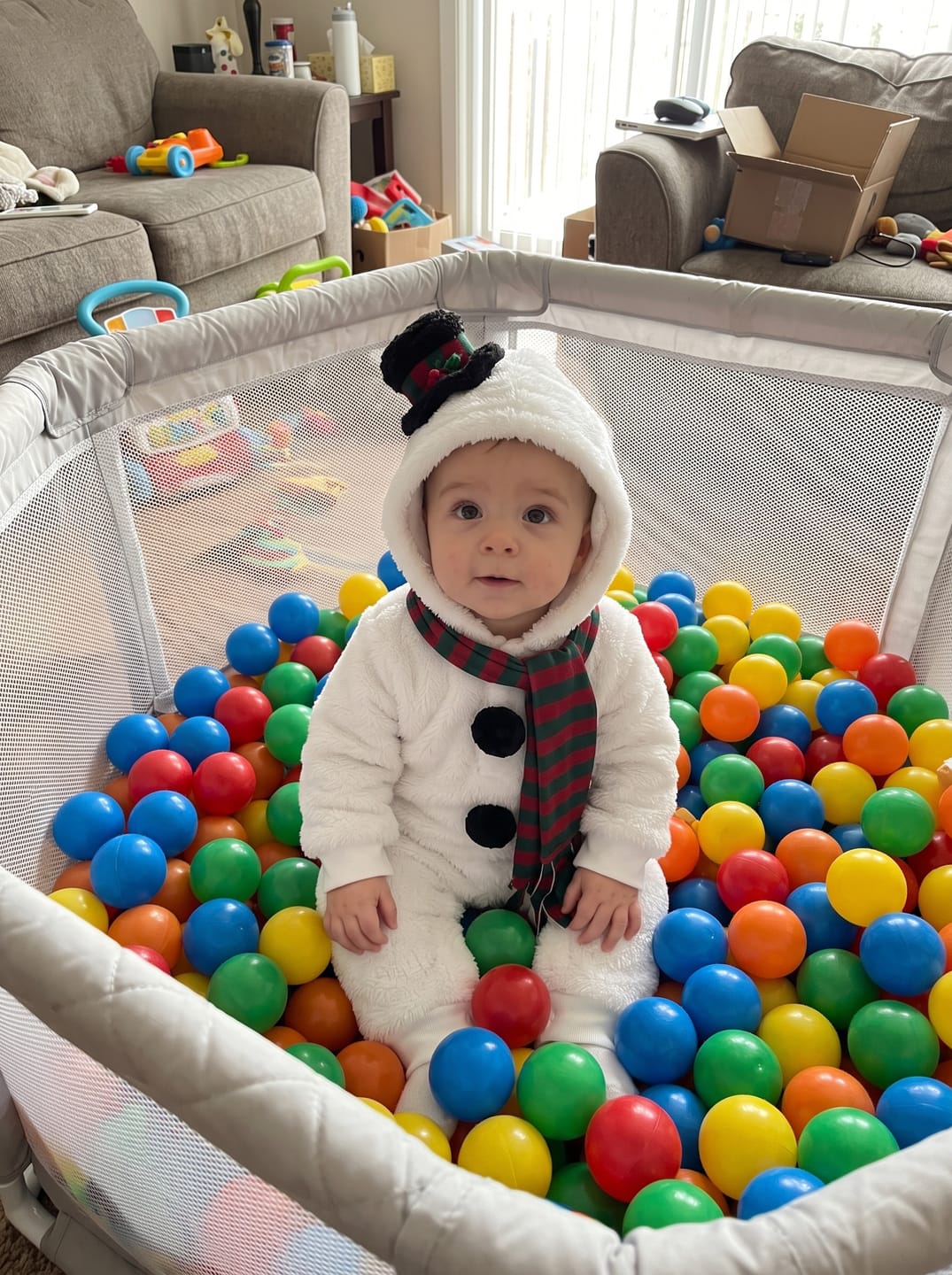 Customer photo review of Disfraz Navideño para Bebé