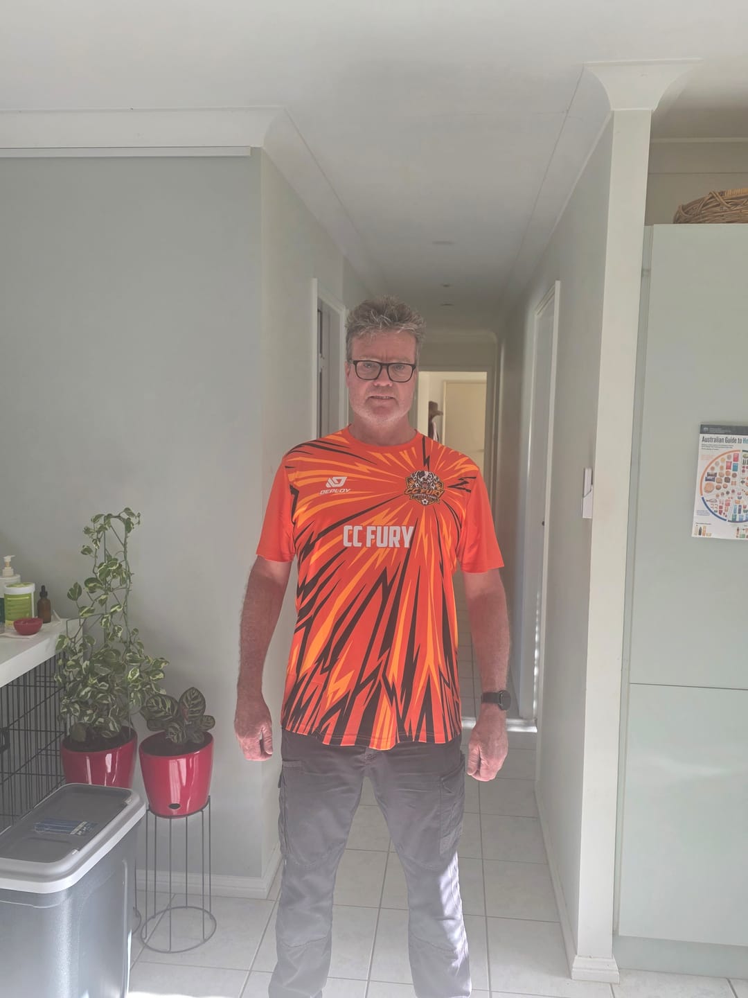 Customer photo review of Burst Jersey - Orange