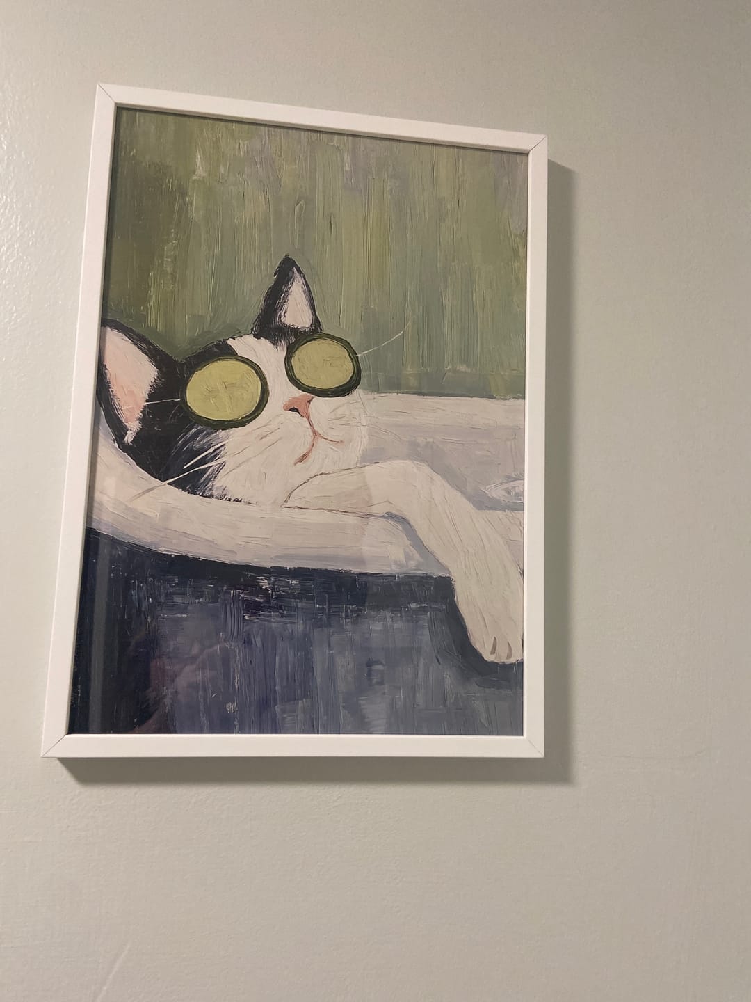 Customer photo review of Black Cat Spa Print