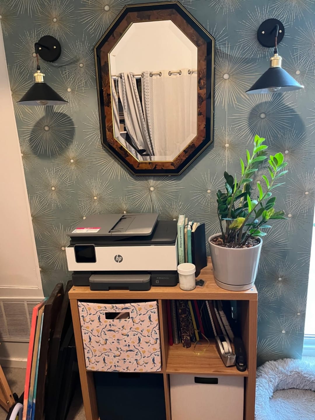 Customer photo review of Industrial Wall Sconce 2-Pack | Oil-Rubbed Metal Indoor Light, E26 | Hardwired Bedroom & Hallway