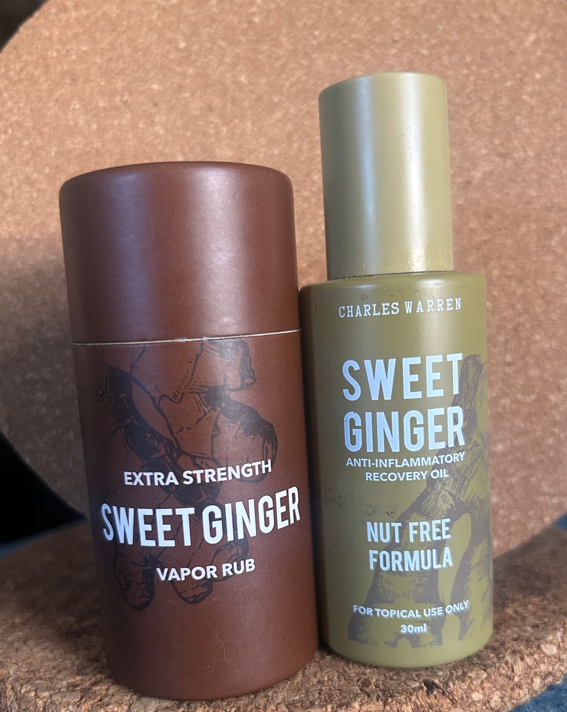 Customer photo review of Extra Strength Sweet Ginger Vapor Rub Stick