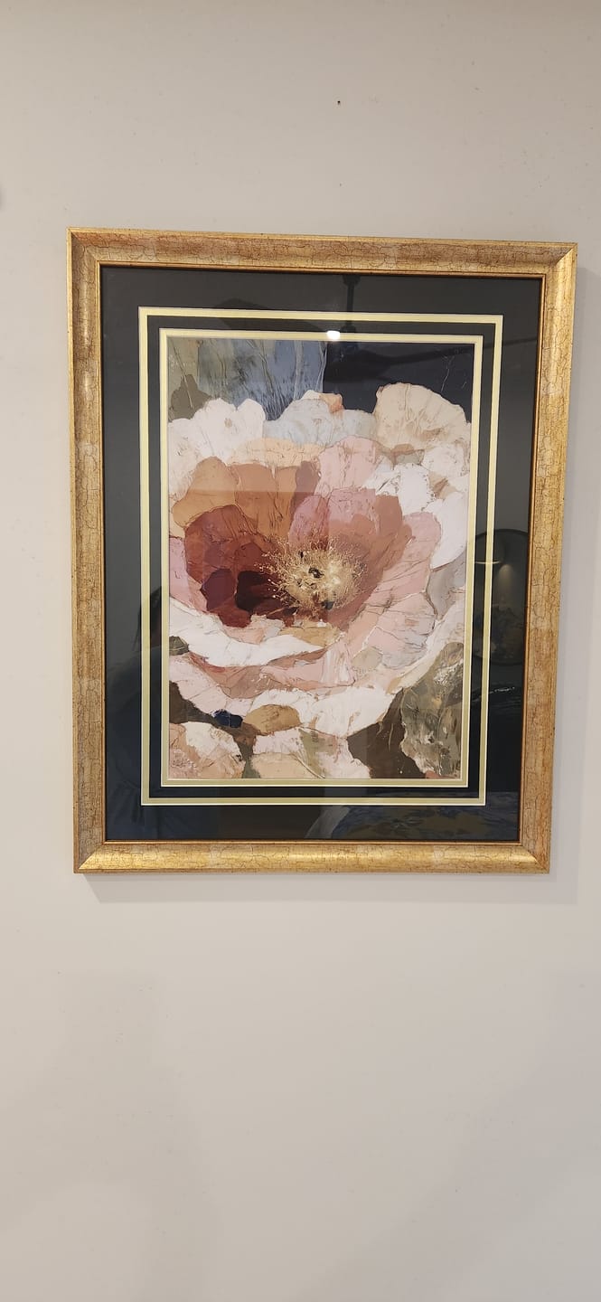 Customer photo review of Layered Peony with Gold Details