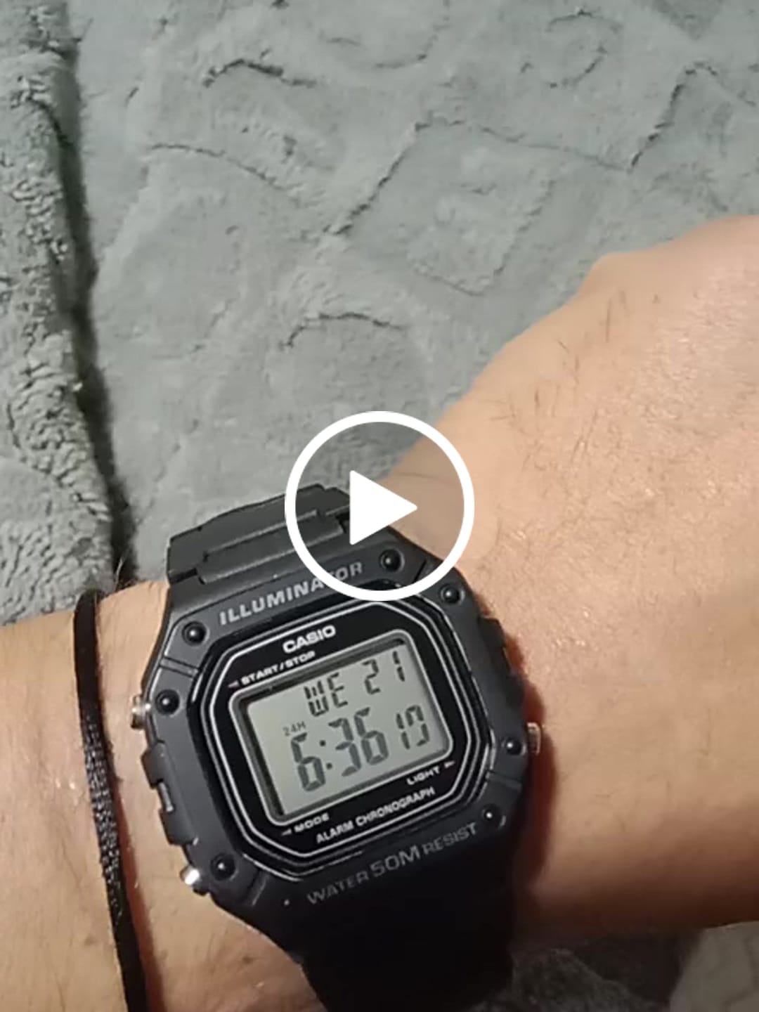Customer video review of Reloj Casio Vintage W-218H-1AV Negro