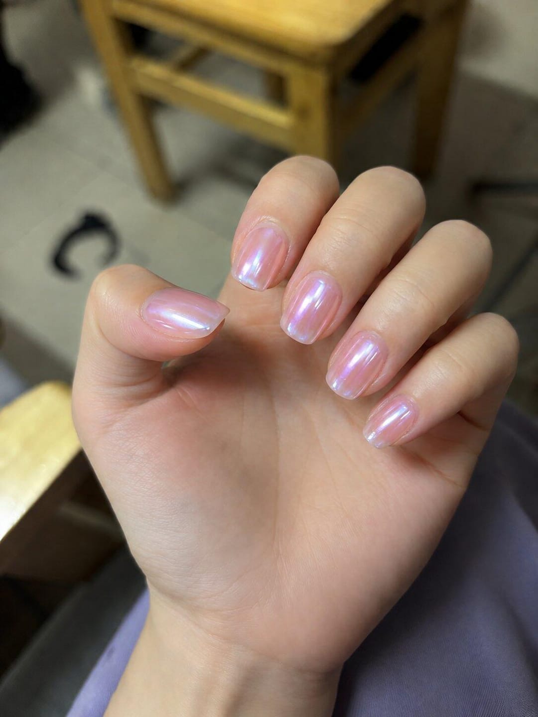 Customer photo review of Glazed Donut | Short Squoval