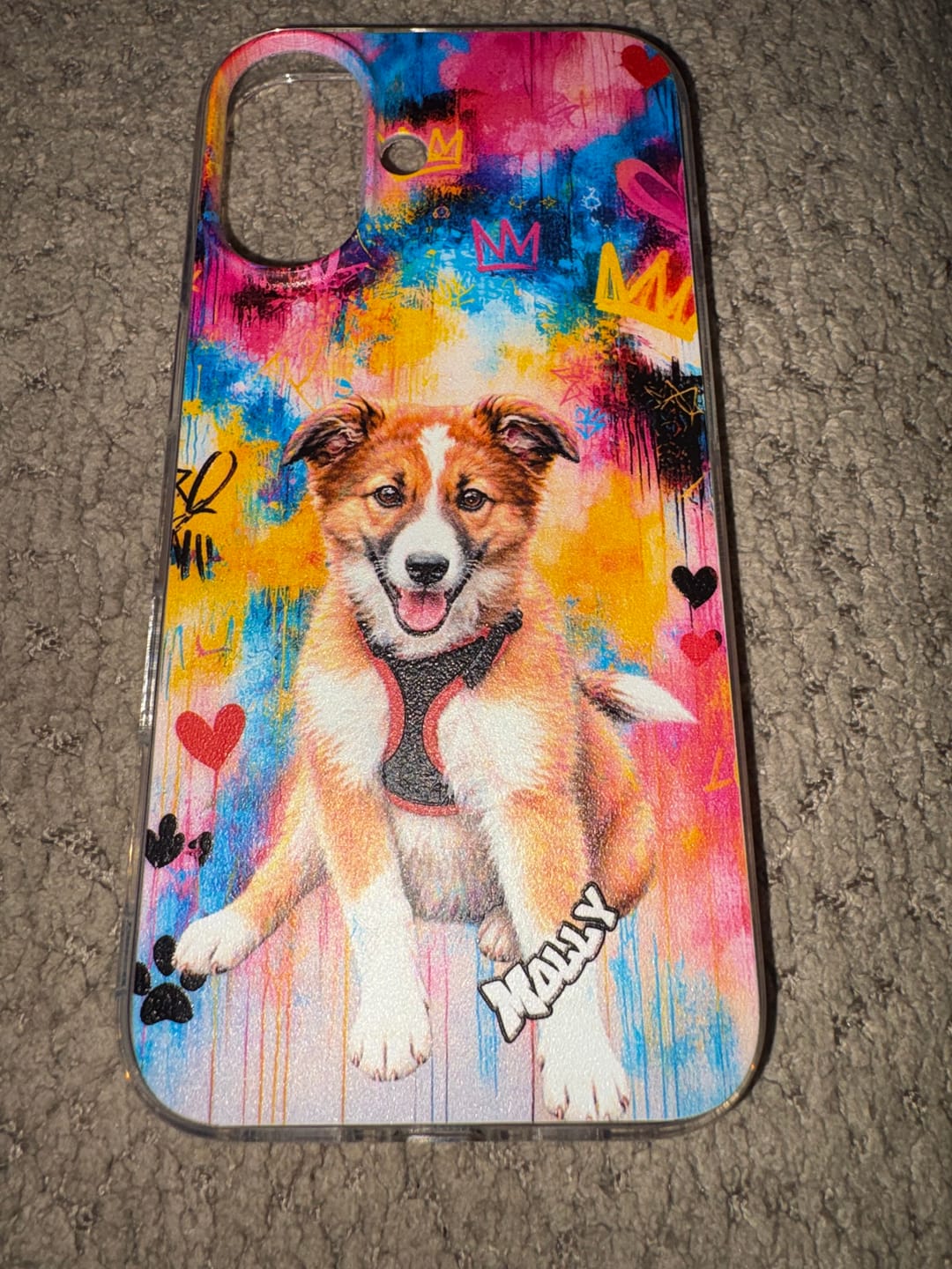 Customer photo review of Coque de téléphone personnalisée - Graffiti