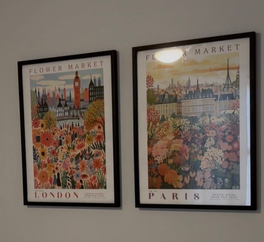 Customer photo review of London Flower Poster