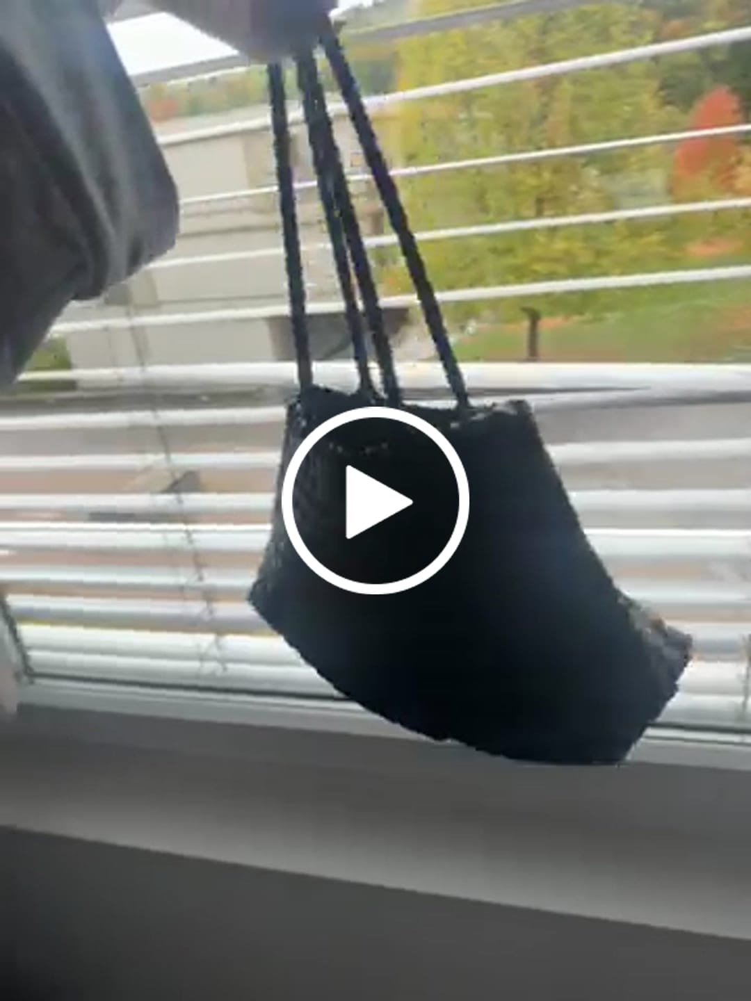 Customer video review of Marissa Vegan Leather Woven Bag Medium