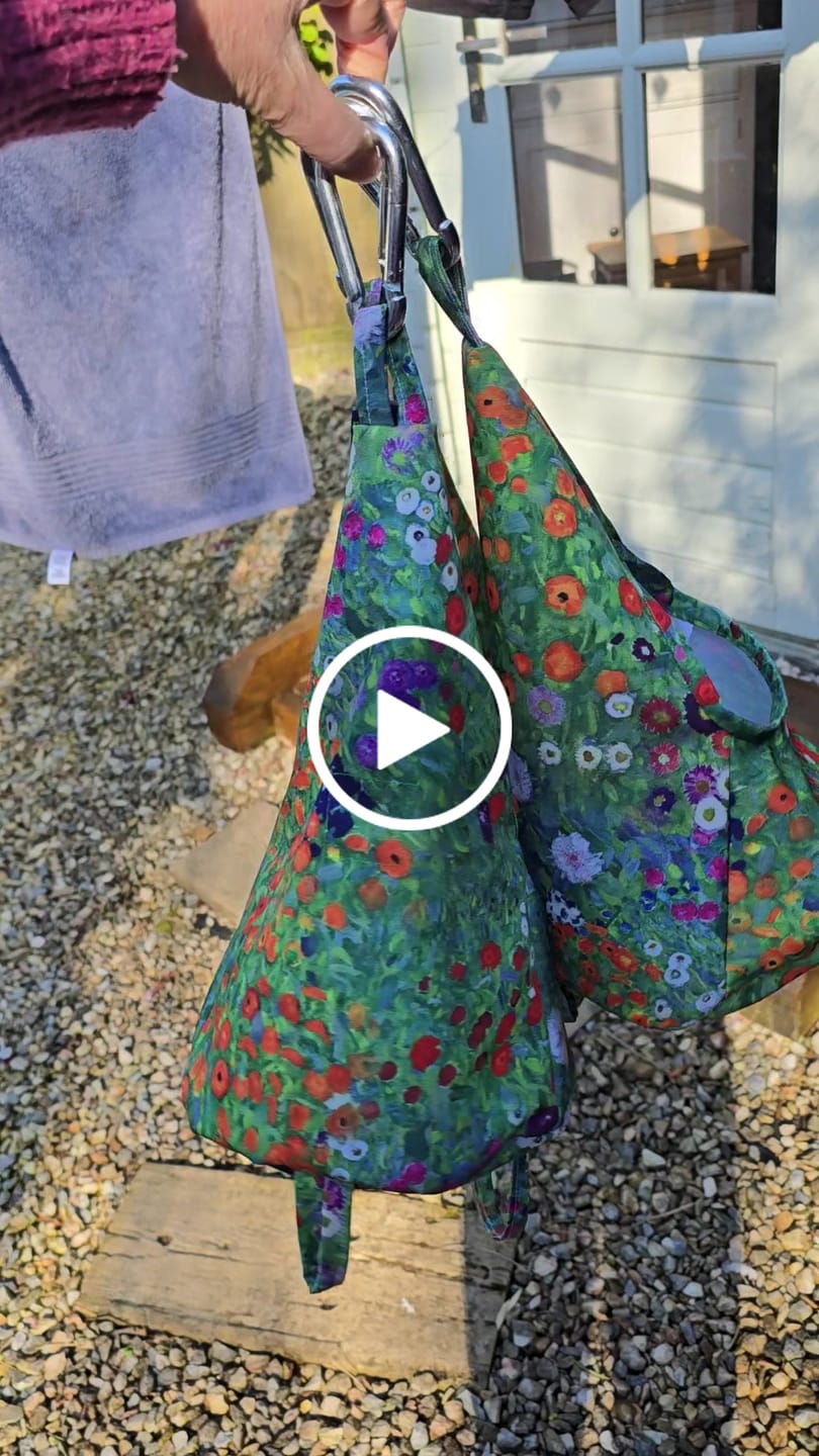 Customer video review of Klimt Flower Garden Water Resistant Fabric