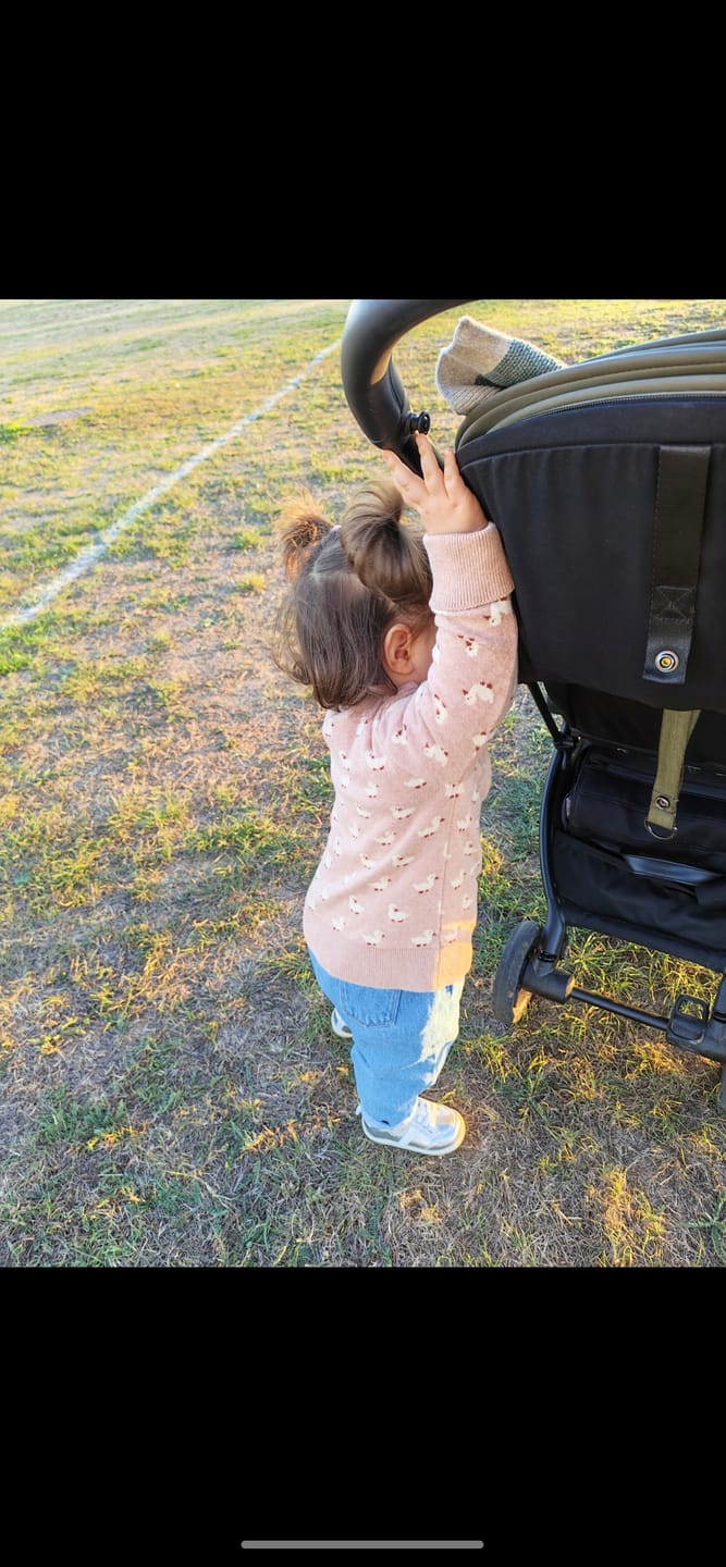 Customer photo review of Puddle Ducks Knitted Cardigan