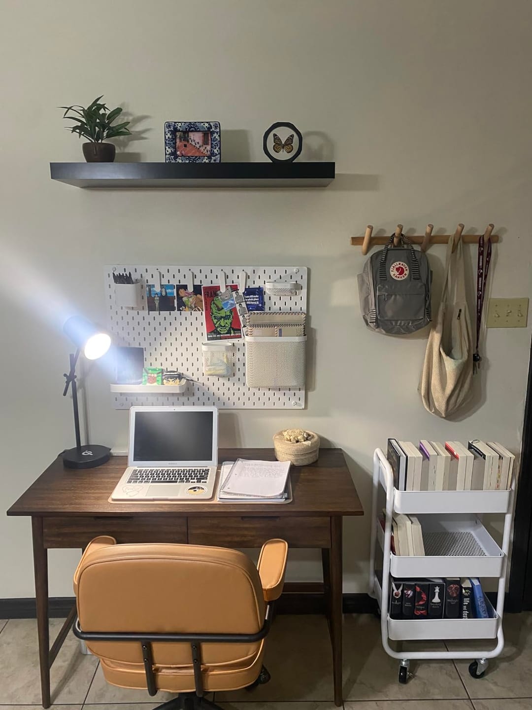 Customer photo review of Wall Coat Rack | Solid Oak Wood, 19.7 x 4.9 in | Scandinavian Wall-Mounted Hat & Accessory Organizer