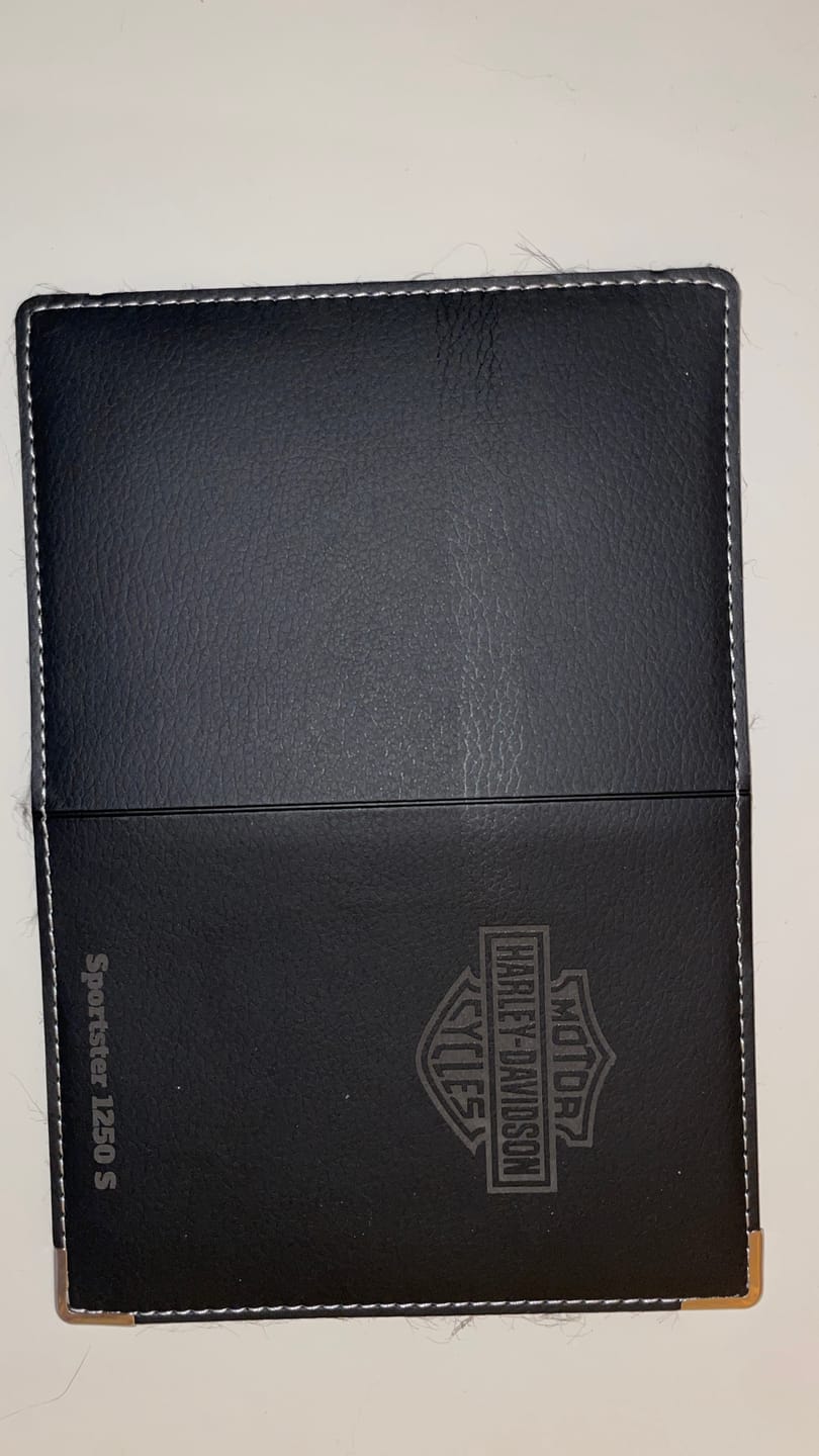 Customer photo review of Porte Carte Grise Personnalisé