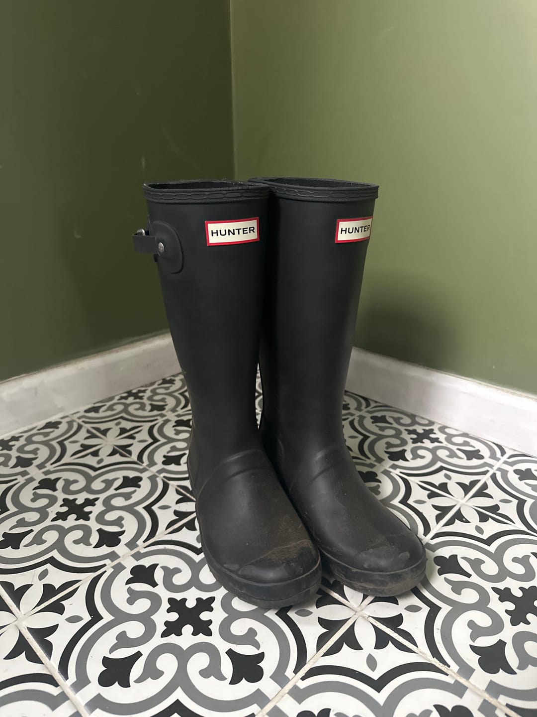 Customer photo review of Kids' Hunter Junior Originals Boot