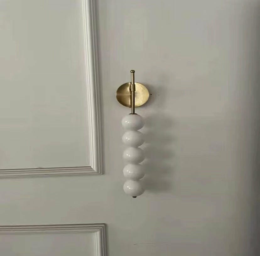 Customer photo review of Opal Ball Wall Light, 53 cm Tall, Wall Sconce, Integrated LED