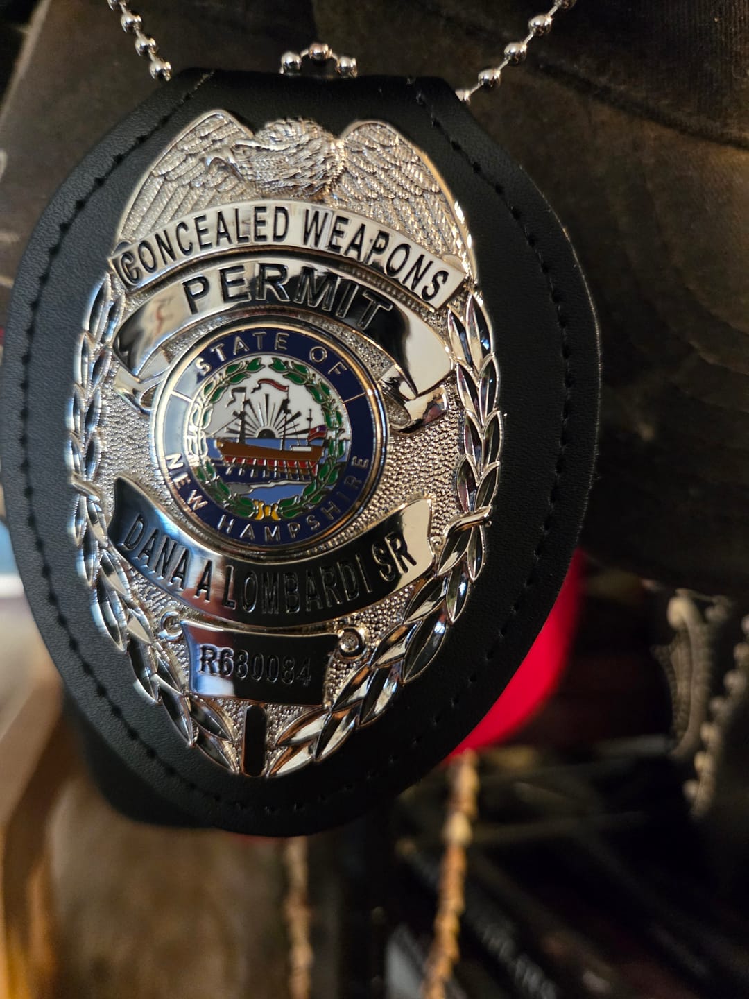 Customer photo review of Customizable Badge BA01