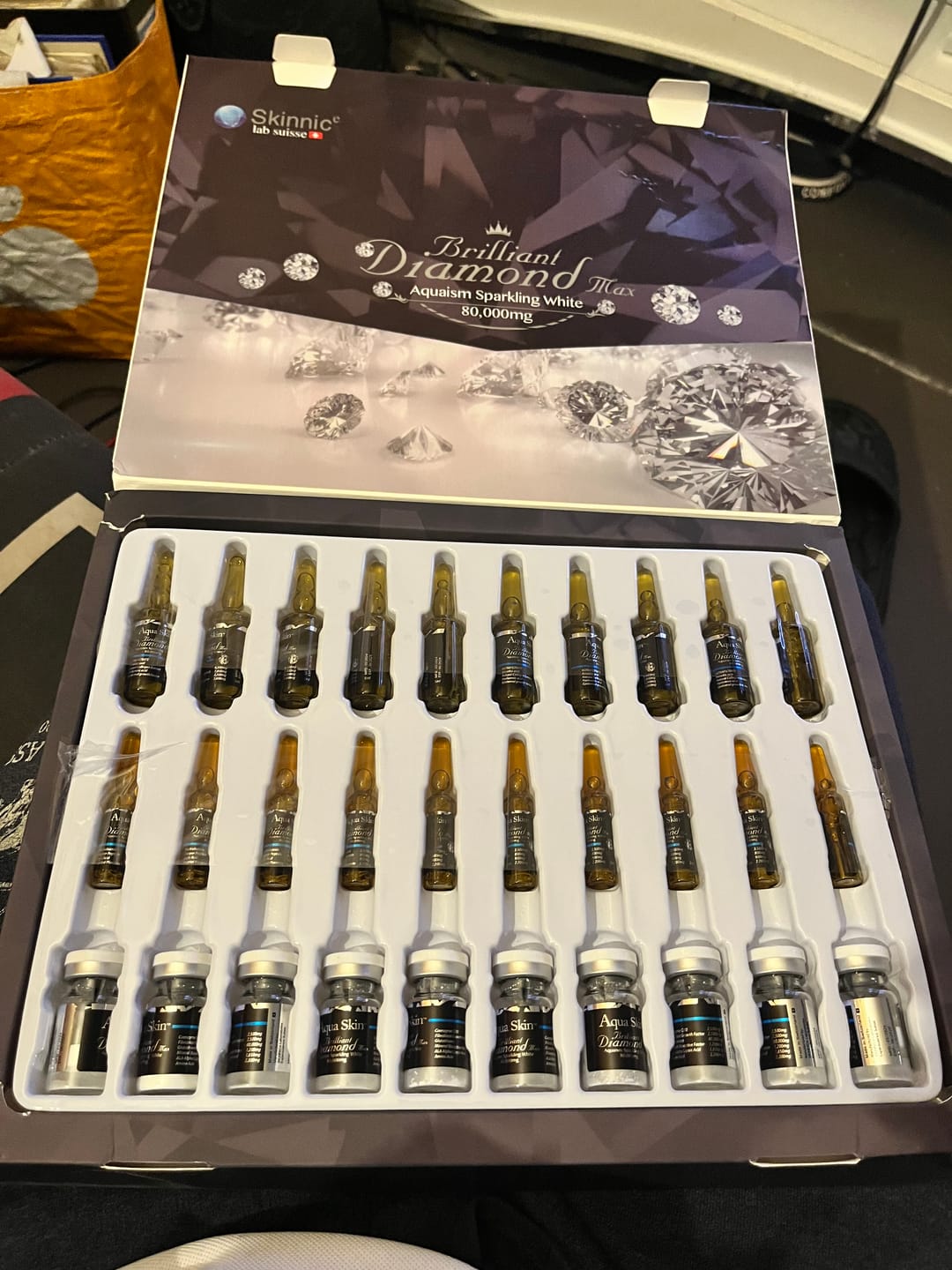Customer photo review of Aqua Skin Brilliant Diamond