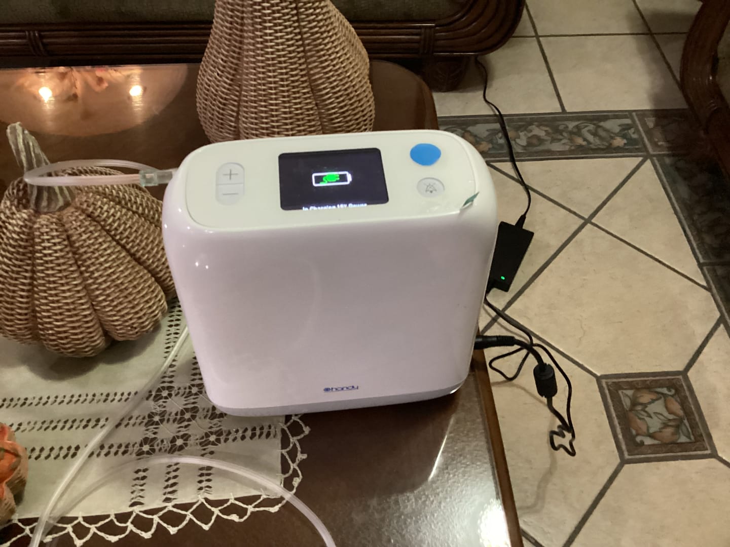 Customer photo review of Concentrador de Oxígeno Portátil 6 L/min 8F-2A) | Marca Handy