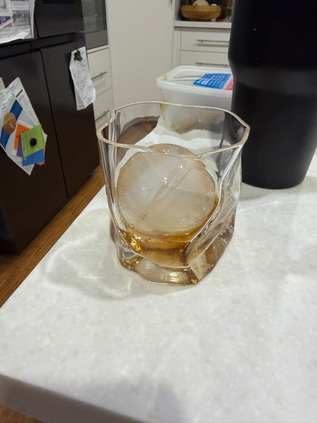 Customer photo review of M&B Whisky Wave Glass Set