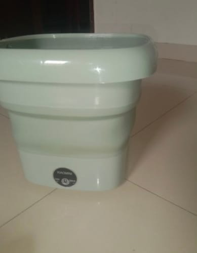 Customer photo review of Mini Portable and Foldable Washing Machine