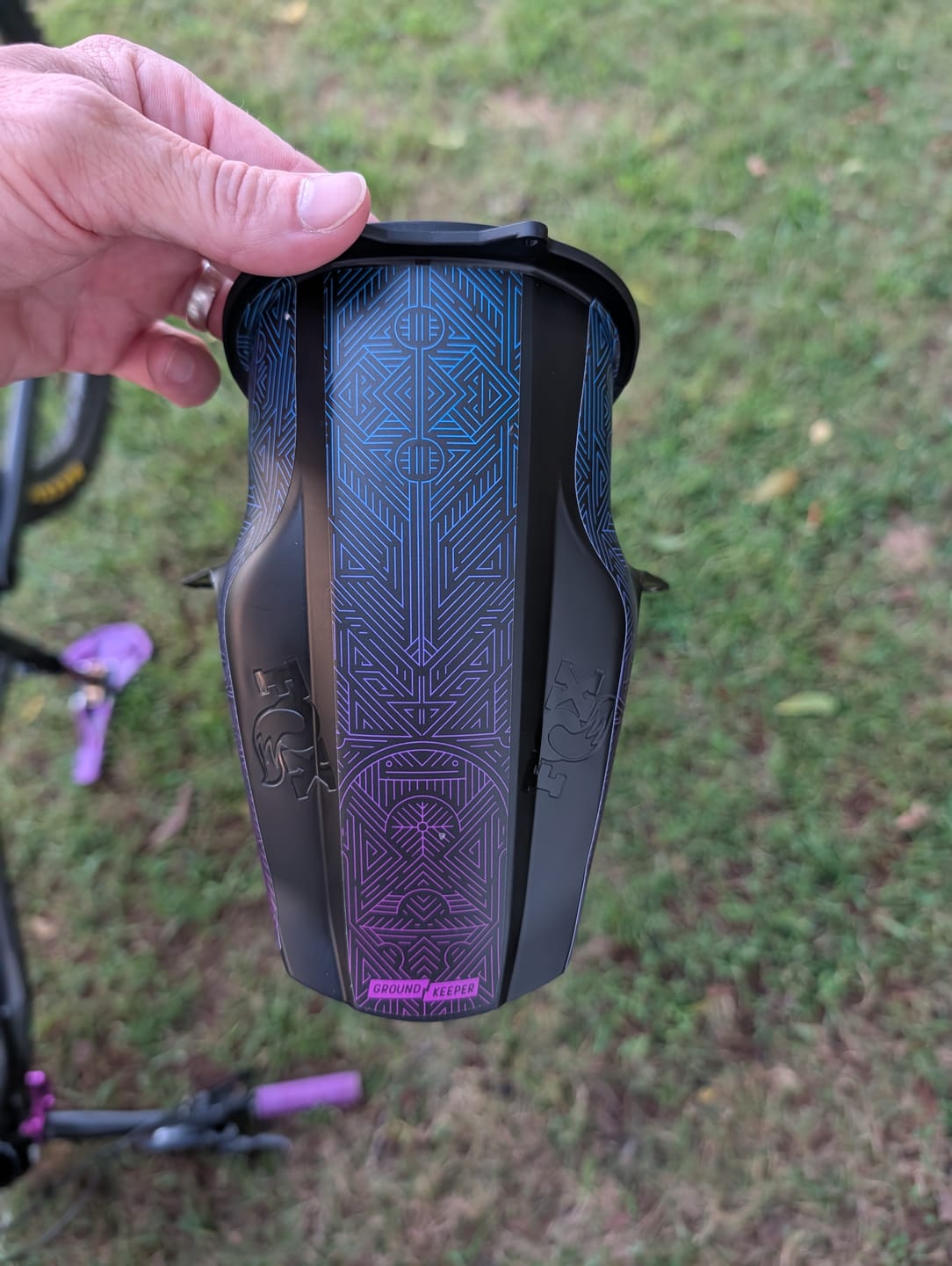 Customer photo review of 2021-2025 Fox 36/38 Bolt-On Short Fender Decal Kit - CLEARANCE