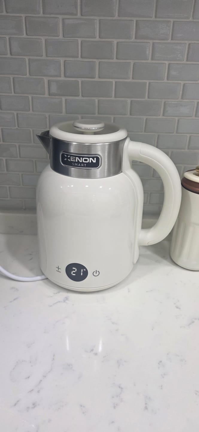 Customer photo review of Akıllı Kettle | Mobil Kontrol, Wifi, 1.5 Lt, Çelik, 2200W, Sesli, Akıllı, Su Isıtıcı (Krem - X7101)