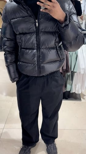 Customer photo review of Piumino Lucido Unisex