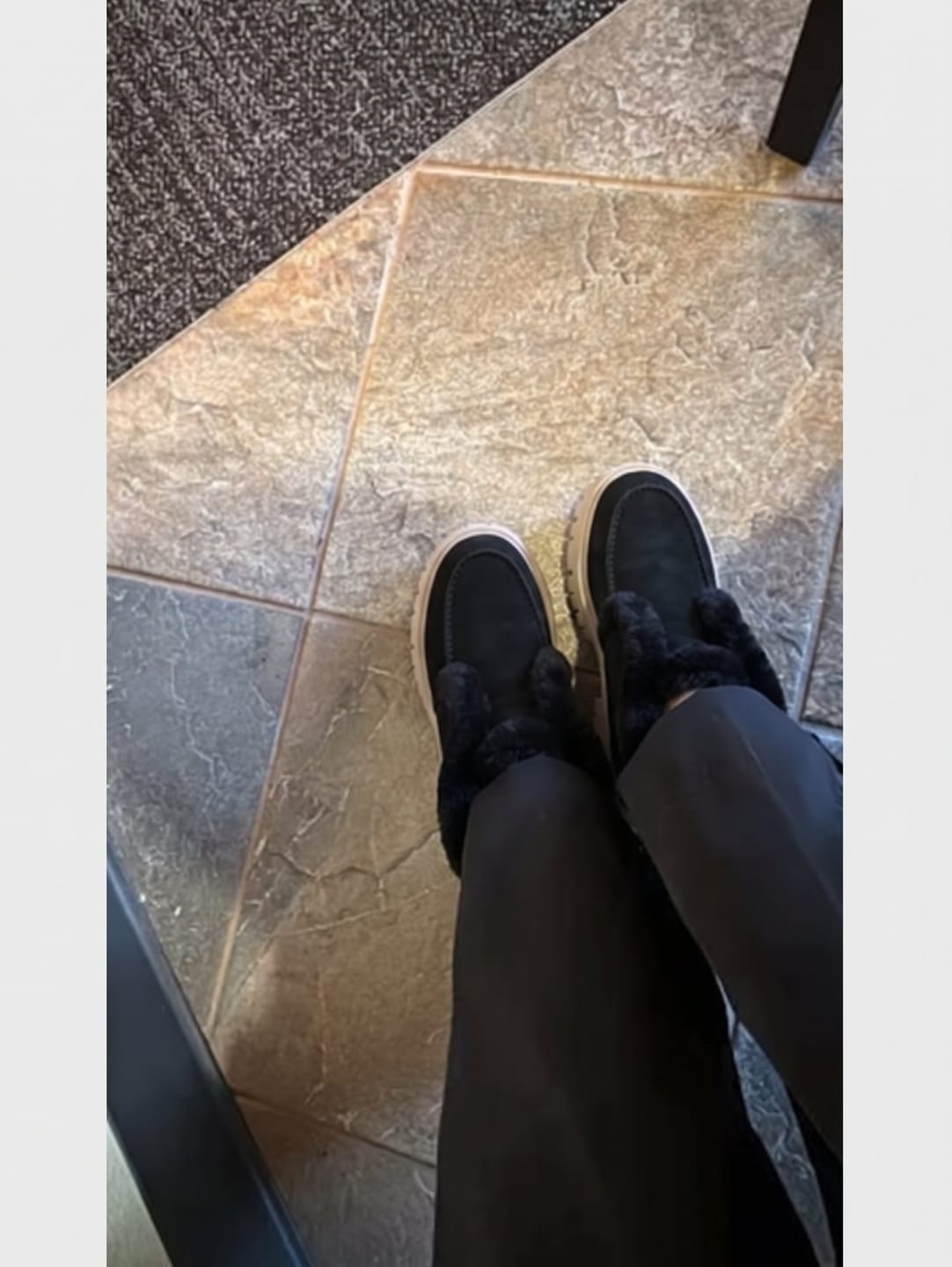 Customer photo review of Vail Black/Beige