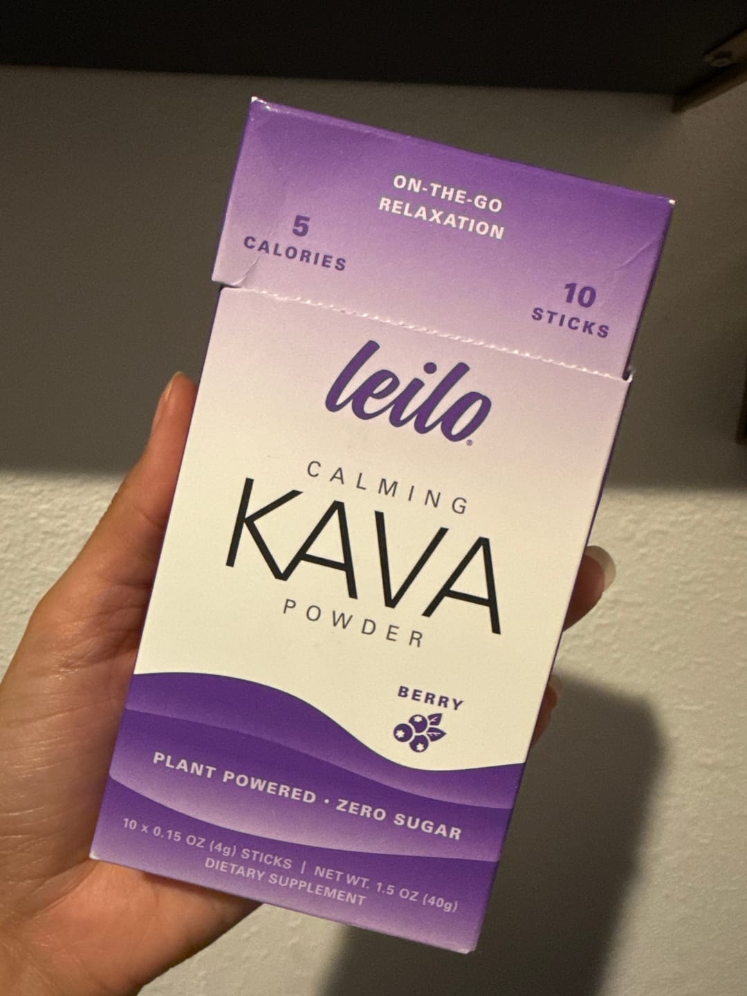 Customer photo review of Kava Drink Mix | Berry